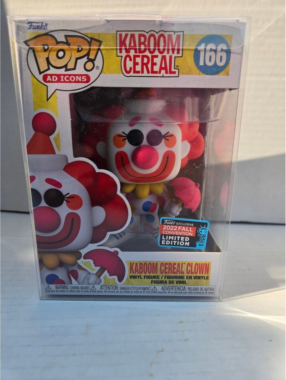 Funko Pop! Ad Icons Kaboom Cereal Clown Vinyl Figure #166 - 2022 Fall Convention